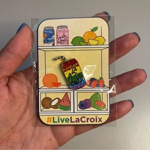 La Croix Rainbow Brooch Pin